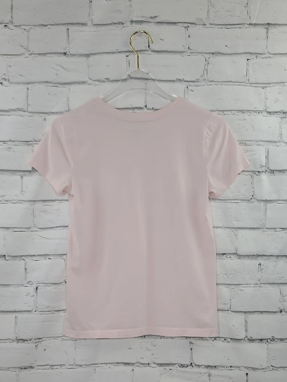J Crew Broken-In Essential Cotton Crew Neck Short Sleeve Jersey Tee Peach/Pink